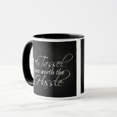 ふさは口論の価値がありました マグカップ (正面左)