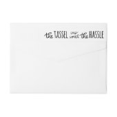 ふさは口論の原稿のモダンの価値がありました ラップアラウンドラベル (裏面)