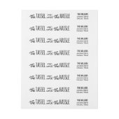 ふさは口論の原稿のモダンの価値がありました ラップアラウンドラベル (シート)