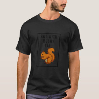 ふさふさしっぽのネズミ Tシャツ