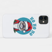 ふざけたおこったサンタ猫 Case-Mate iPhoneケース (裏面(横))
