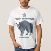 ふざけたロシアンブルーの猫 - これが私の飼い主 Tシャツ (正面)