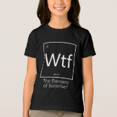 ふざけた周期表スタイル トライブレンドTシャツ (正面)