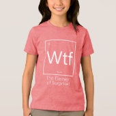 ふざけた 周期表スタイル トライブレンドＴシャツ (正面)