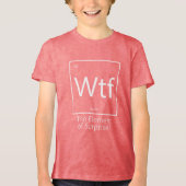 ふざけた 周期表スタイル トライブレンドＴシャツ (正面)