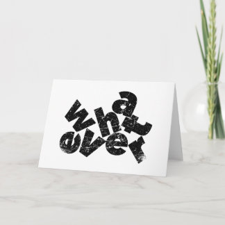 ふざけた 無視する 皮肉な スラング サッシーな 何でもいい カード