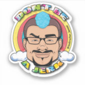 ふざけるな シール (正面)