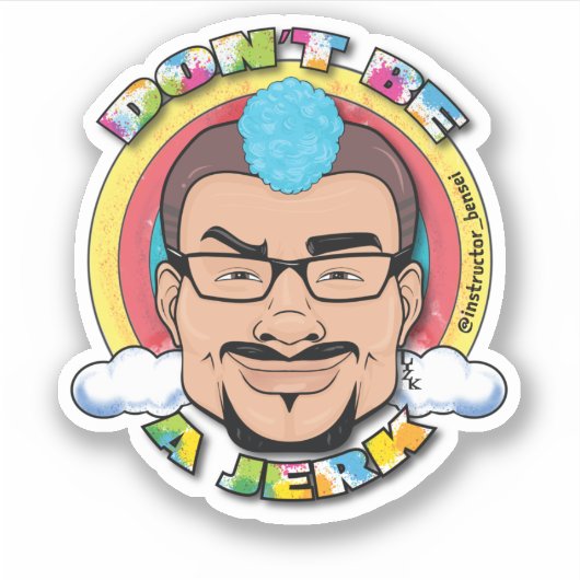 ふざけるな シール (正面)