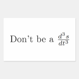 ふざけるな 長方形シール