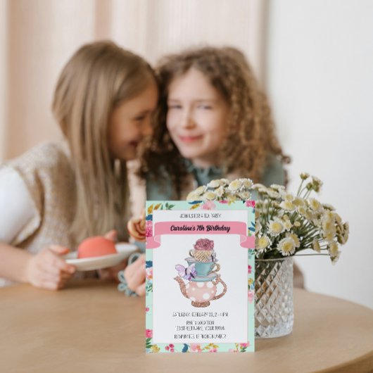 ふしぎなお茶会への招待 招待状