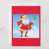 ふしぎなサンタクロースとミニクリスマスツリー 招待状 (正面)