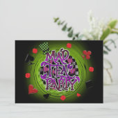 ふしぎなスワール MAD TEA PARTY パーティー招待状 招待状 (スタンド正面)