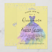 ふしぎなダイヤモンドの粉 クイーンセニョーラへの招待状 招待状 (正面/裏面)