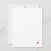 ふしぎなハートの木 バレンタインデーおめでとう シーズンカード (裏面)