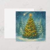 ふしぎな動物園のクリスマス ポストカード – クリスマス ツリー (正面/裏面)