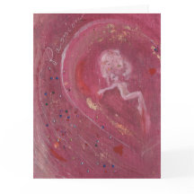 ふしぎな妖精のグリーティングカード