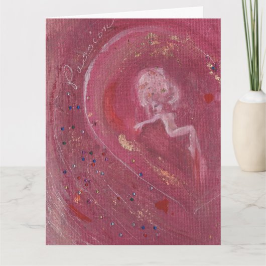 ふしぎな妖精のグリーティングカード カード (正面)