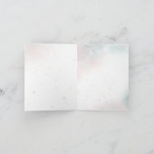 ふしぎな妖精の庭の赤ちゃん折りたたみ招待カード 招待状 (内部)