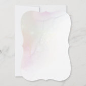 ふしぎな妖精の魔法の4歳の誕生日招待状 招待状 (裏面)