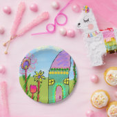 ふしぎな家 ペーパープレート (パーティー)