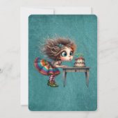 ふしぎな少女の誕生日ウィッシュモーメント 招待状 (裏面)