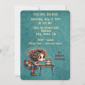 ふしぎな少女の誕生日ウィッシュモーメント 招待状 (正面)