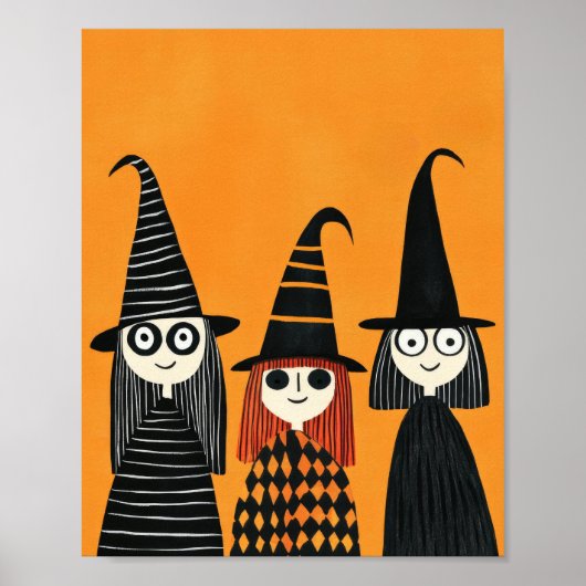 ふしぎな魔女のかわいいハロウィン ポスター (正面)