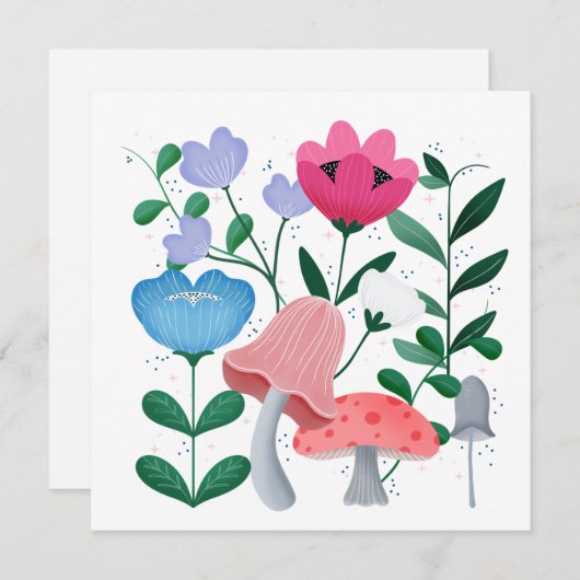 ふしぎの庭園 招待状 (正面/裏面)