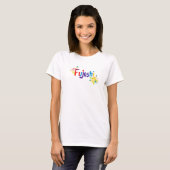 ふじょうしカラフルスローガン花 Tシャツ (正面フル)
