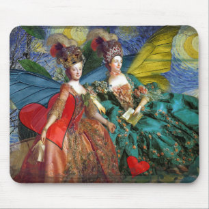 ふたお洒落ご座の星占絵画術作品 マウスパッド