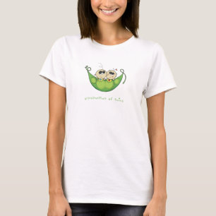 ふたごのおばあさん – さやの中の豆2匹 – 男の子 Tシャツ