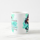 ふたご座の女性、ジェミニ コーヒーマグカップ (中央)
