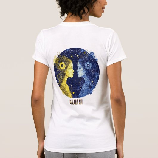 ふたご座 Tシャツ (裏面)