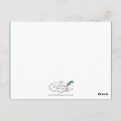 ふたつのハートがひとつに　テーブルナンバー ポストカード (裏面)