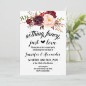 ふたりだけの結婚式招待状 (スタンド正面)