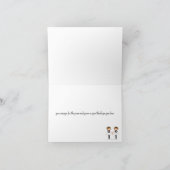 ふたりの新郎 結婚式のカード サンキューカード (内部)