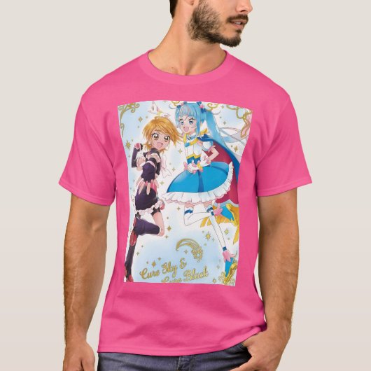 ふたりわプリキュアヒロガスカイプリキュアオール Tシャツ (正面)