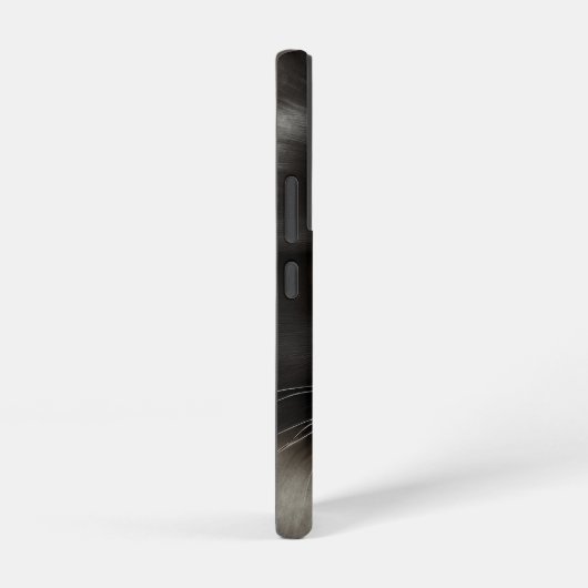 ふっおもしろい怒ふわ黒ペルシャ猫顔 SAMSUNG GALAXYケース (右側面)