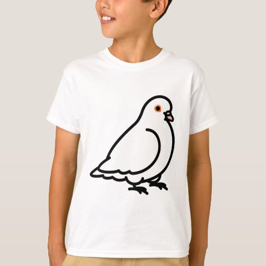 ふっくらハト Tシャツ (正面)