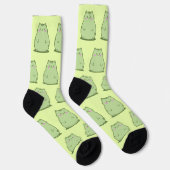 ふっくら抹茶グリーン子猫 ソックス (右)