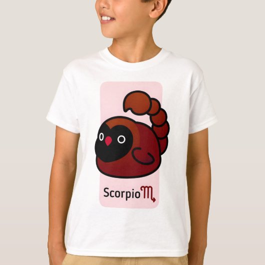 ふっくら鳥の蠍座 Tシャツ (正面)