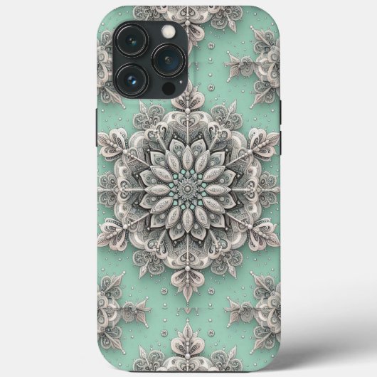 ふつうじゃない雪の結晶 II Case-Mate iPhoneケース (裏面)