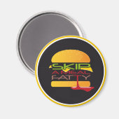 ふとっちょの冷蔵庫用マグネットをスキップ マグネット (正面/裏面)