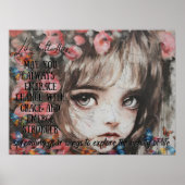 ふらふらと輝く夢：無実のポートレート ポスター (正面)