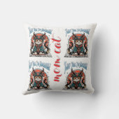 ふらふらふら私はかわいいお装飾用クッションおもしろい- Cute クッション (裏面)