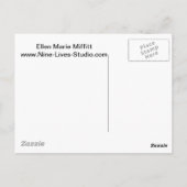 ふらふら好奇心は飛んでいる過去子猫 ポストカード (裏面)