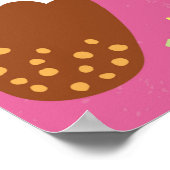 ふりかけ、カップケーキ、アイスクリーム、ポピュサイクラスカット ポスター (角)