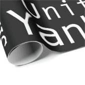 ふりがなアルファベットの白黒パターン ラッピングペーパー (ロールコーナー)