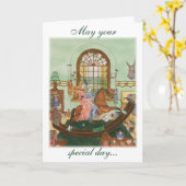 「ふりを楽しむ時間」 カード (黄色い花)