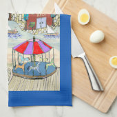 ふるさとジャージーショア キッチンタオル (四つ折り)